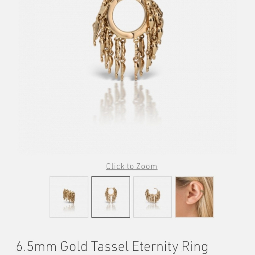 🛑🚧🛑🚧 in search of 6.5 eternity tassel  ring NOT FOR SALE ...LOOKING FOR THIS